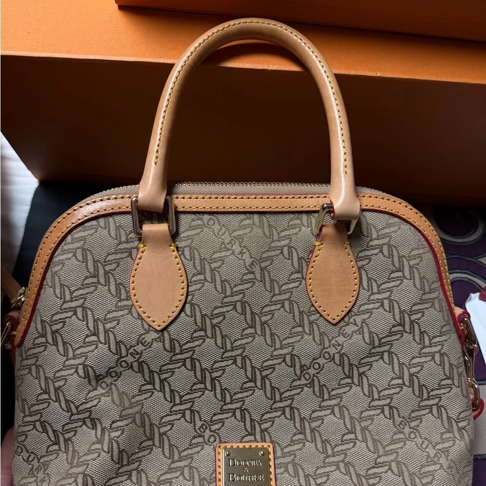 Dooney & Bourke structured satchel
